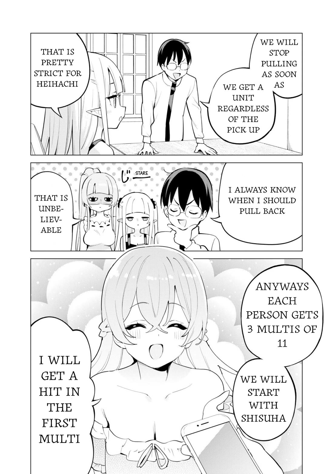 Gacha wo Mawashite Nakama wo Fuyasu: Saikyou no Bishoujo Gundan wo Tsukuriagero Chapter 74 page 7 - Chapter 74: Pick Up Again