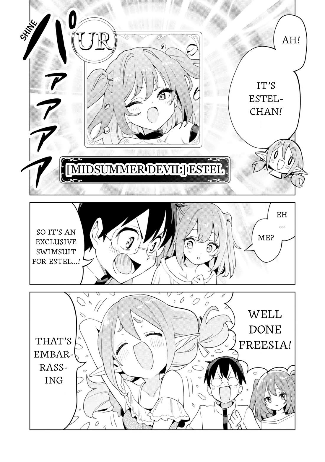 Gacha wo Mawashite Nakama wo Fuyasu: Saikyou no Bishoujo Gundan wo Tsukuriagero Chapter 80 page 9 - Chapter 80: Swimsuit Gacha