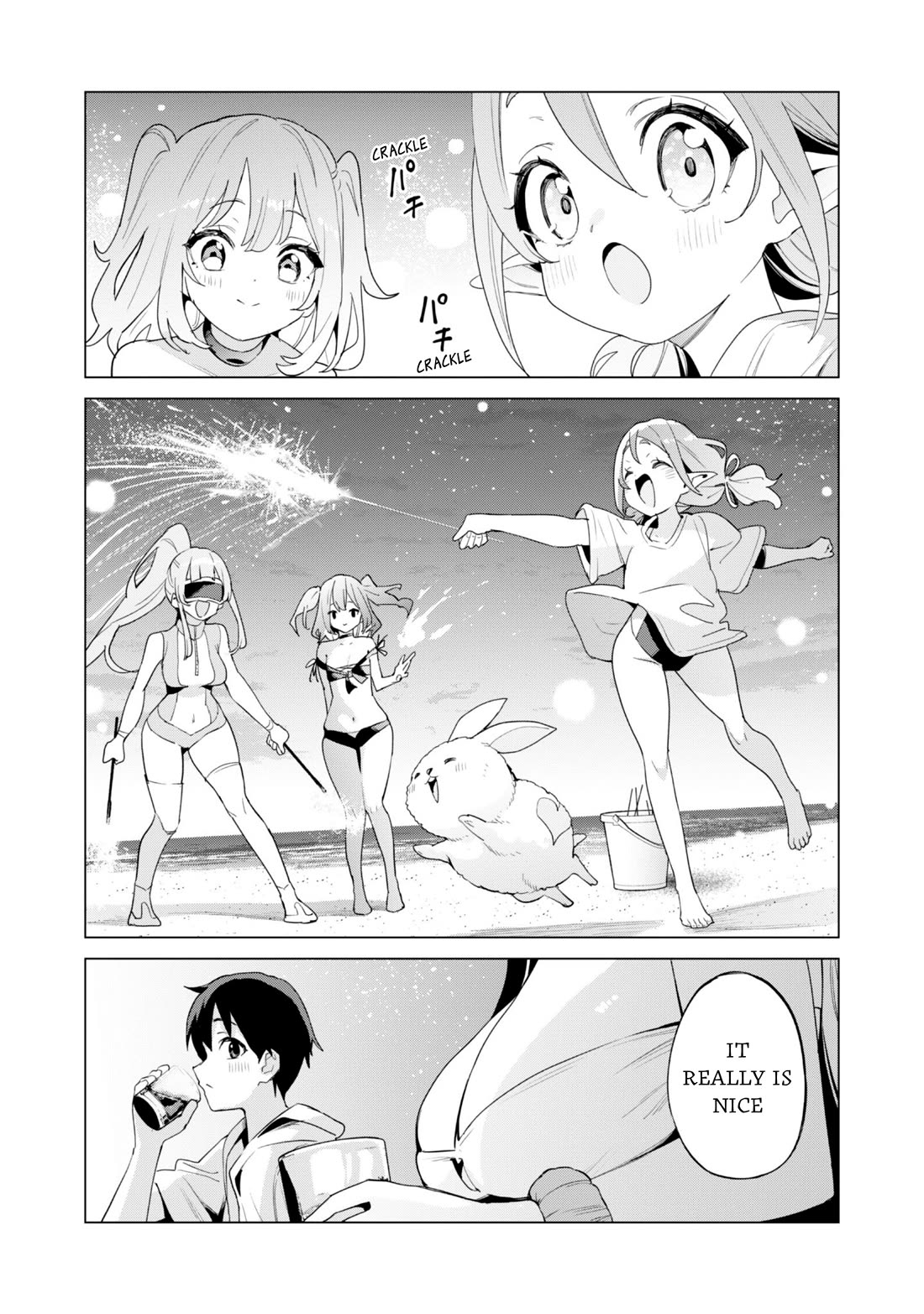 Gacha wo Mawashite Nakama wo Fuyasu: Saikyou no Bishoujo Gundan wo Tsukuriagero Chapter 81 page 22 - Chapter 81: Beach Vacation