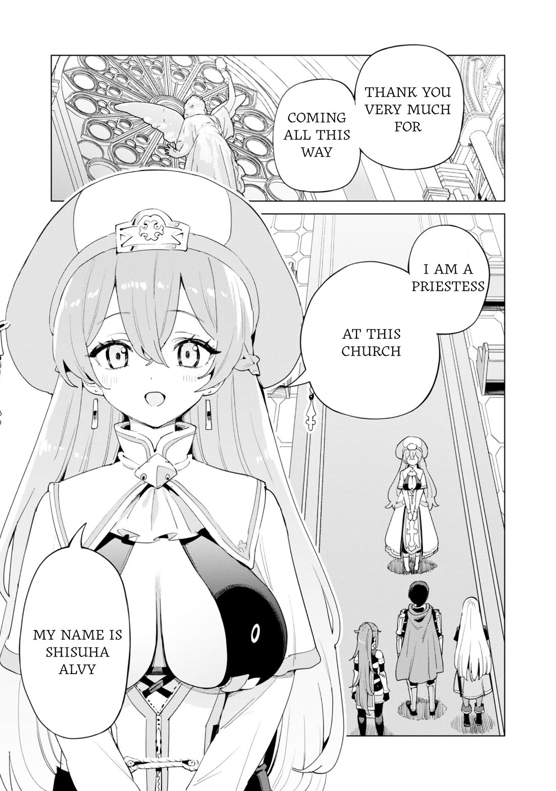 Gacha wo Mawashite Nakama wo Fuyasu: Saikyou no Bishoujo Gundan wo Tsukuriagero Chapter 82 page 13 - Chapter 82: Ruffikeltio Church