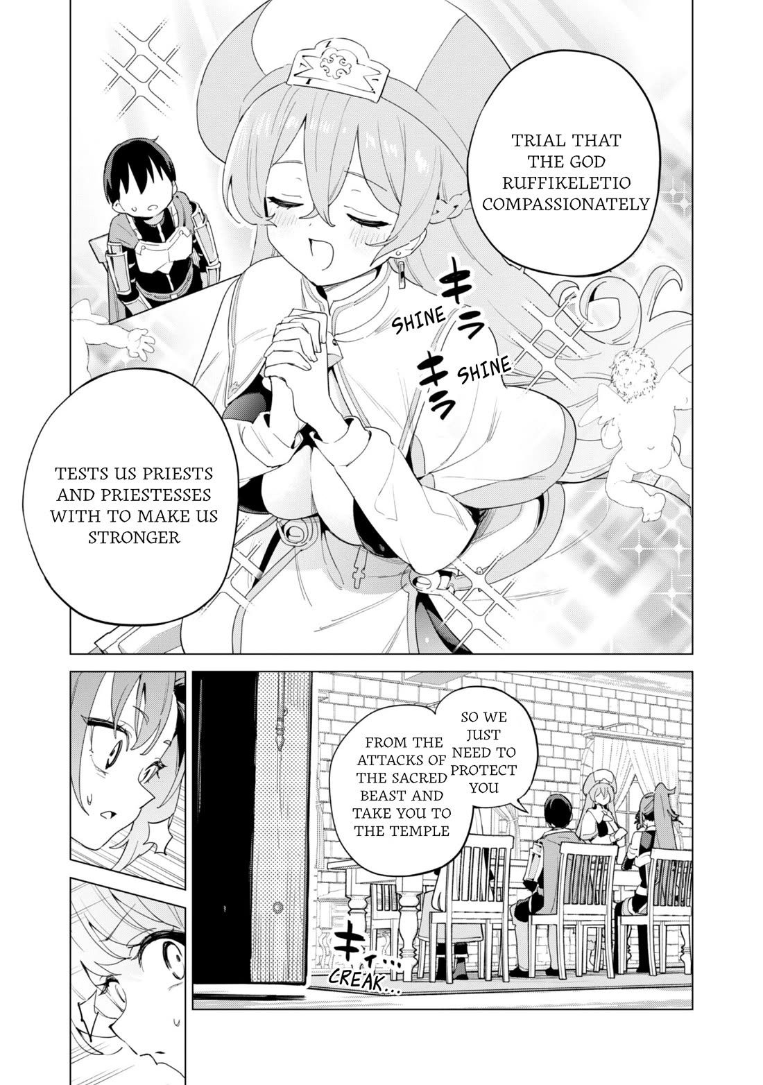 Gacha wo Mawashite Nakama wo Fuyasu: Saikyou no Bishoujo Gundan wo Tsukuriagero Chapter 82 page 19 - Chapter 82: Ruffikeltio Church