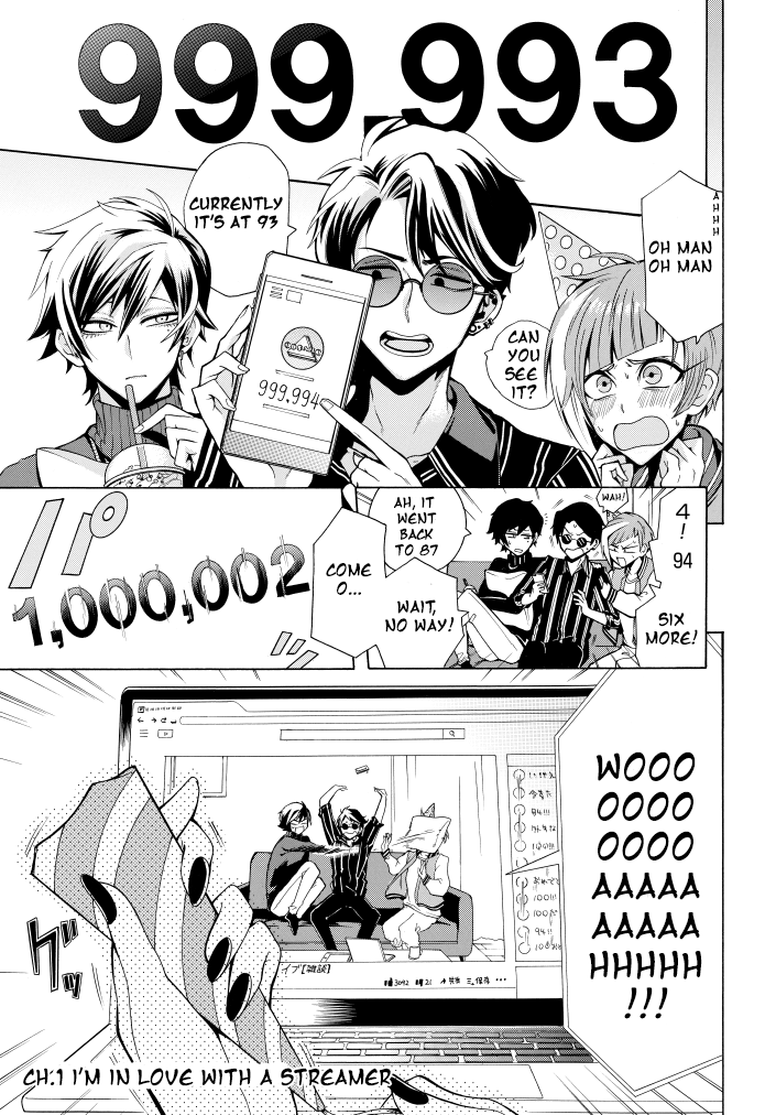 Gachi Koi Nenchakujuu: Net Haishinsha no Kanojo ni naritakute Chapter 1 page 1 - Chapter 1: I'm in love with a streamer