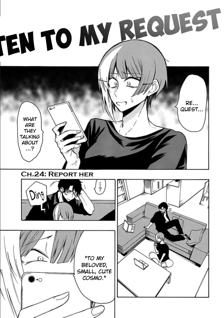 Gachi Koi Nenchakujuu: Net Haishinsha no Kanojo ni naritakute Chapter 24 page 1 - Chapter 24: Report her