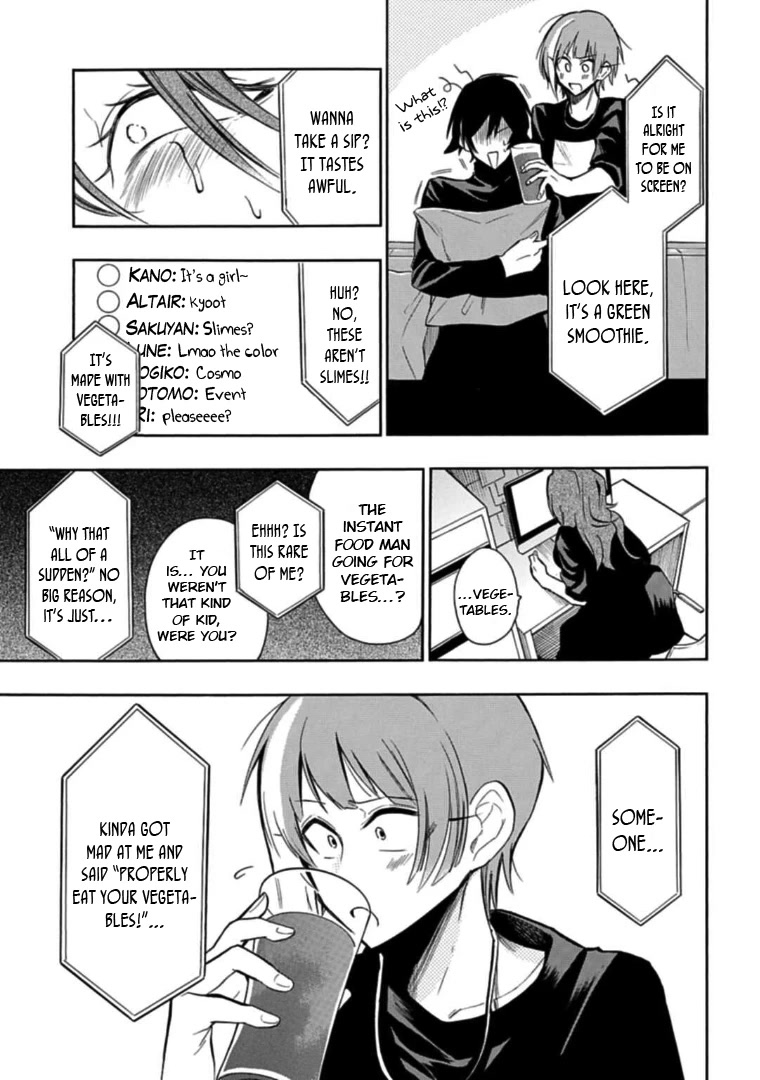 Gachi Koi Nenchakujuu: Net Haishinsha no Kanojo ni naritakute Chapter 32 page 13 - Chapter 32: A day without him