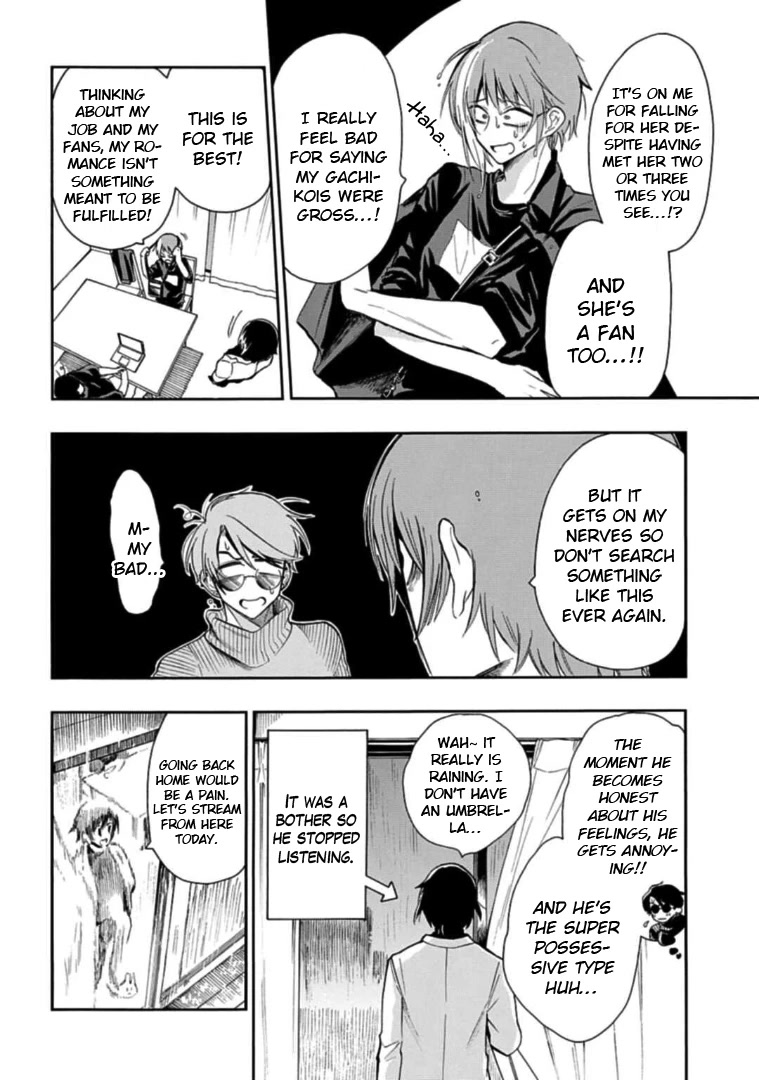 Gachi Koi Nenchakujuu: Net Haishinsha no Kanojo ni naritakute Chapter 32 page 6 - Chapter 32: A day without him