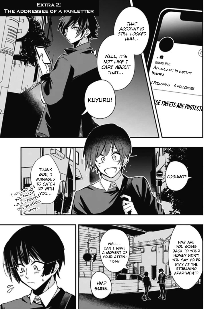 Gachi Koi Nenchakujuu: Net Haishinsha no Kanojo ni naritakute Chapter 40.5 page 1 - Chapter 40.5: Extra 2: The addressee of a fanletter