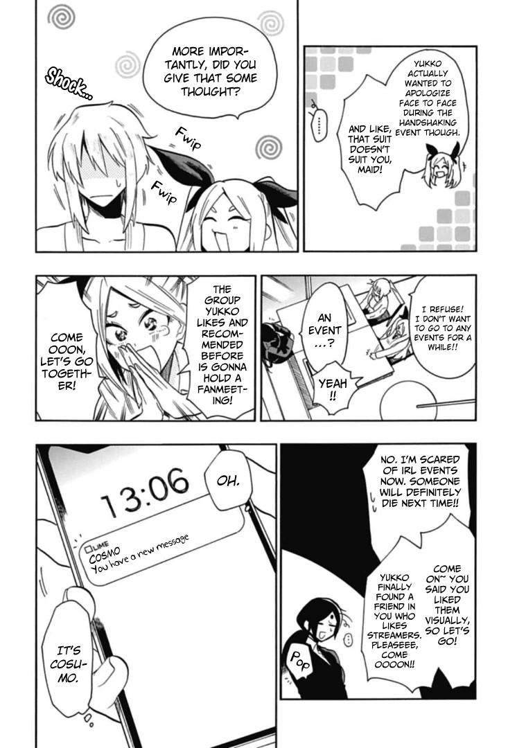 Gachi Koi Nenchakujuu: Net Haishinsha no Kanojo ni naritakute Chapter 40 page 6 - Chapter 40: Working positively