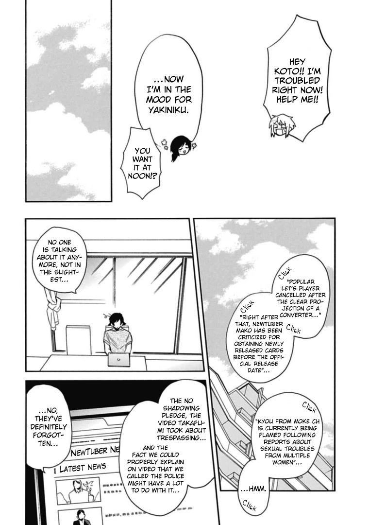 Gachi Koi Nenchakujuu: Net Haishinsha no Kanojo ni naritakute Chapter 40 page 8 - Chapter 40: Working positively