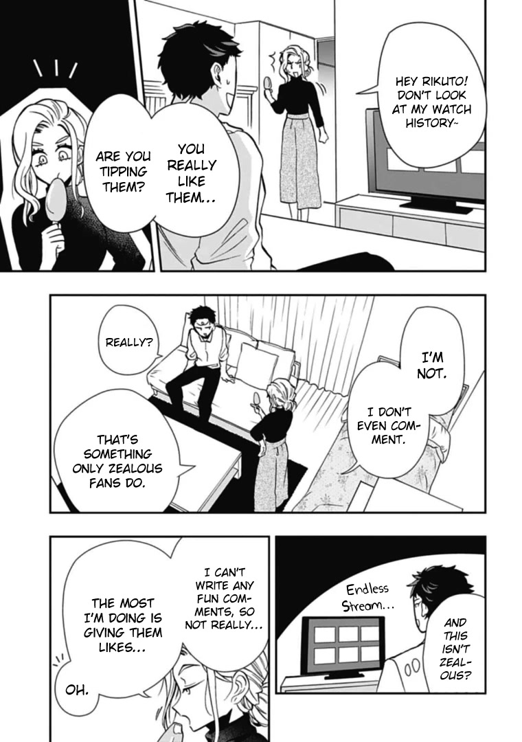 Gachi Koi Nenchakujuu: Net Haishinsha no Kanojo ni naritakute Chapter 42 page 9 - Chapter 42: Like this kind of thing