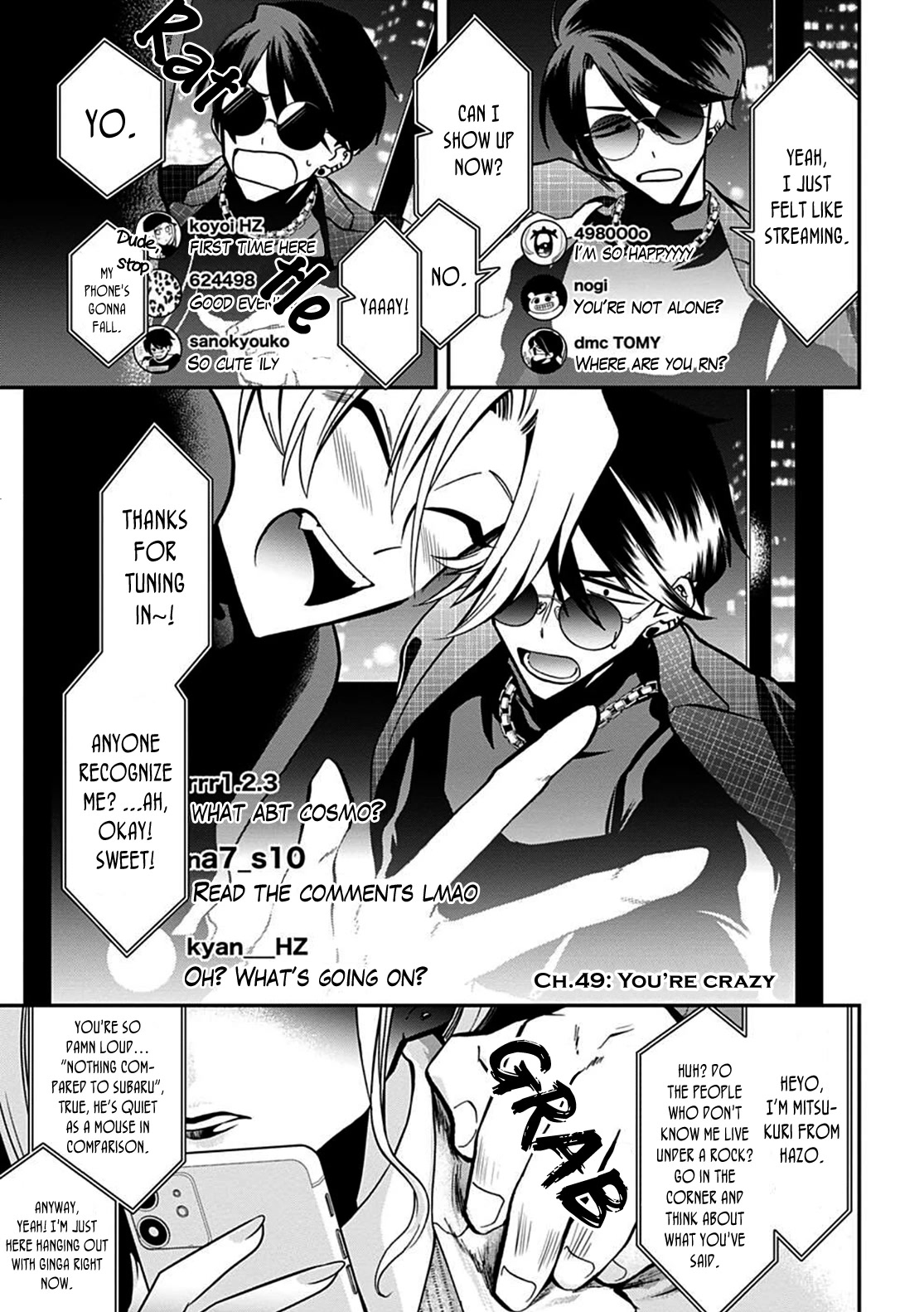 Gachi Koi Nenchakujuu: Net Haishinsha no Kanojo ni naritakute Chapter 49 page 1 - Chapter 49: You’re crazy