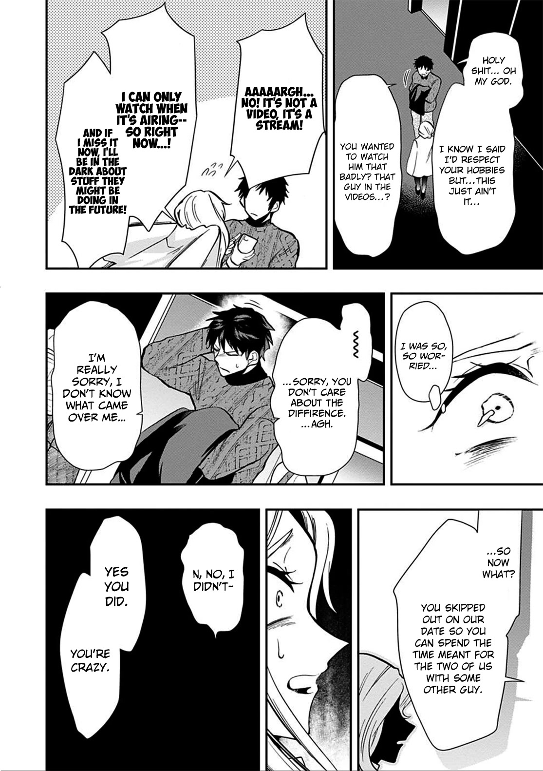 Gachi Koi Nenchakujuu: Net Haishinsha no Kanojo ni naritakute Chapter 49 page 4 - Chapter 49: You’re crazy