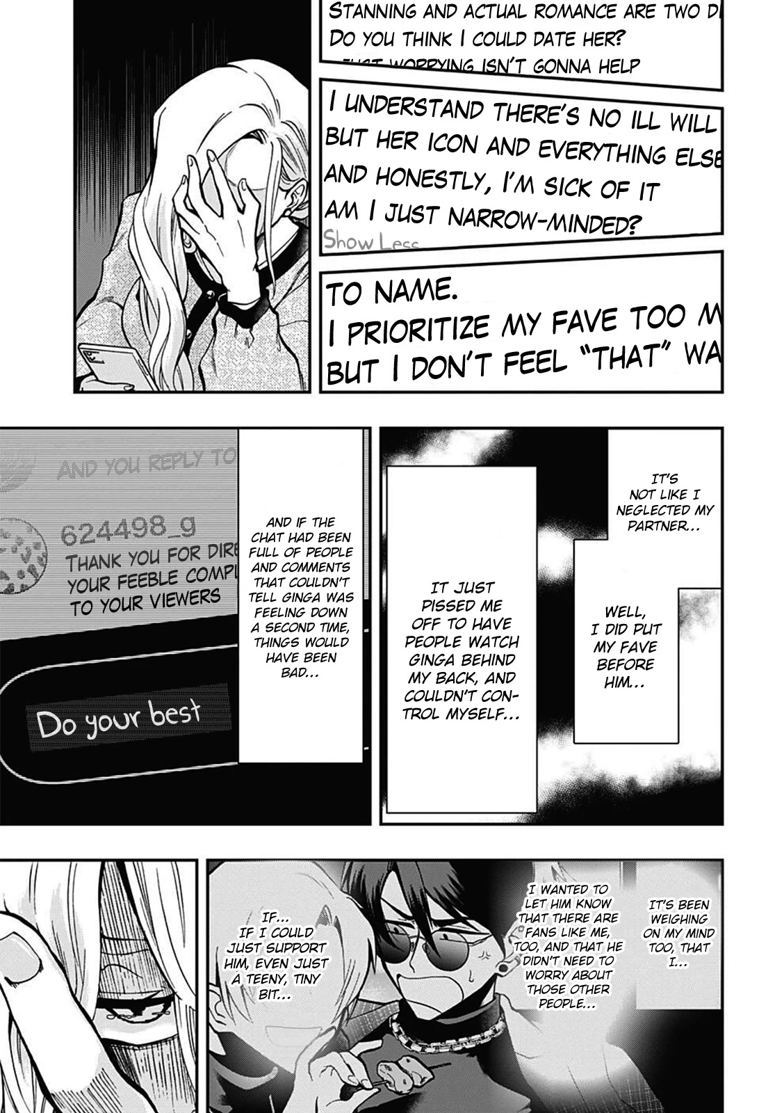 Gachi Koi Nenchakujuu: Net Haishinsha no Kanojo ni naritakute Chapter 50 page 3 - Chapter 50: One of his supporters