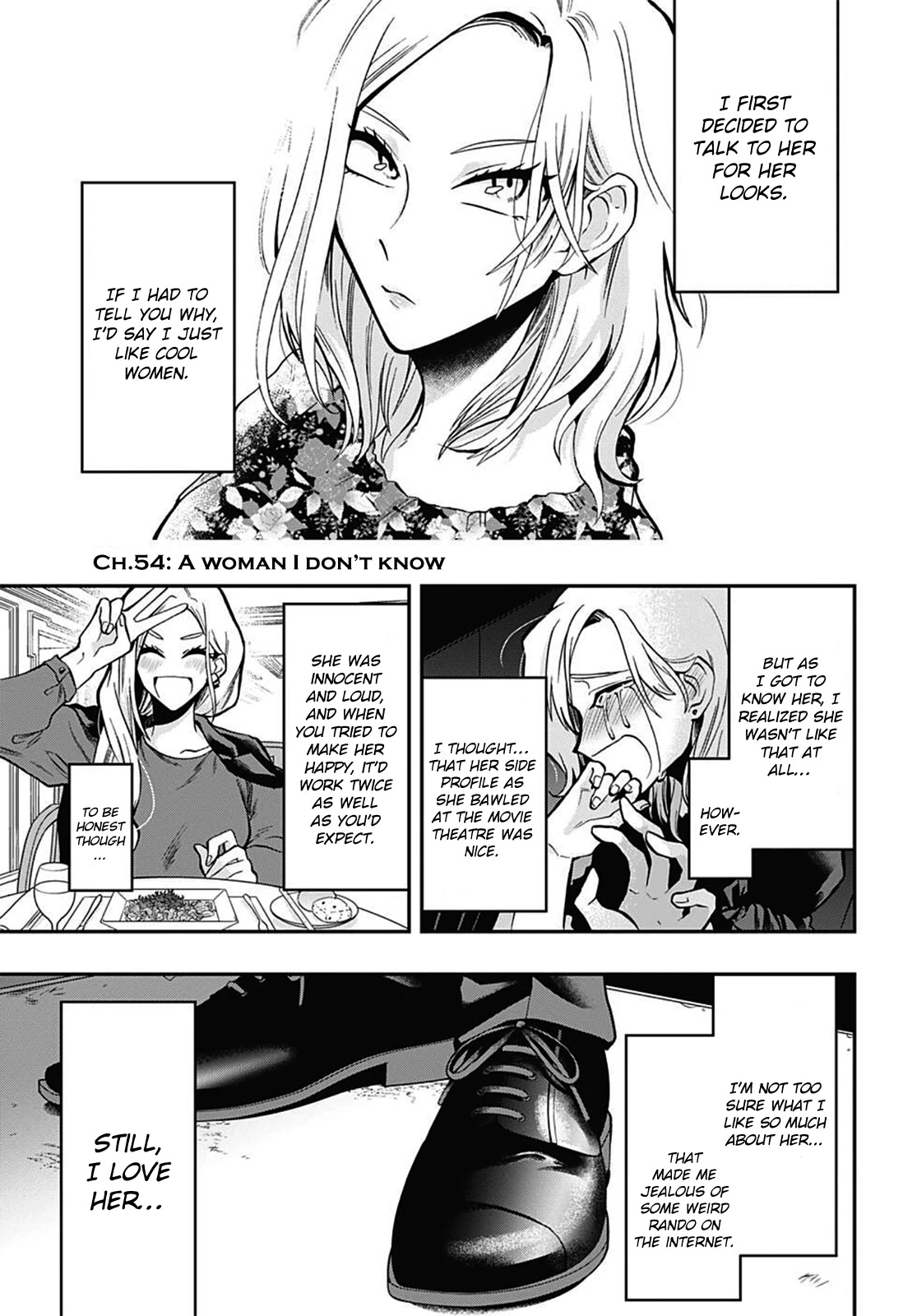 Gachi Koi Nenchakujuu: Net Haishinsha no Kanojo ni naritakute Chapter 54 page 1 - Chapter 54: A woman I don’t know
