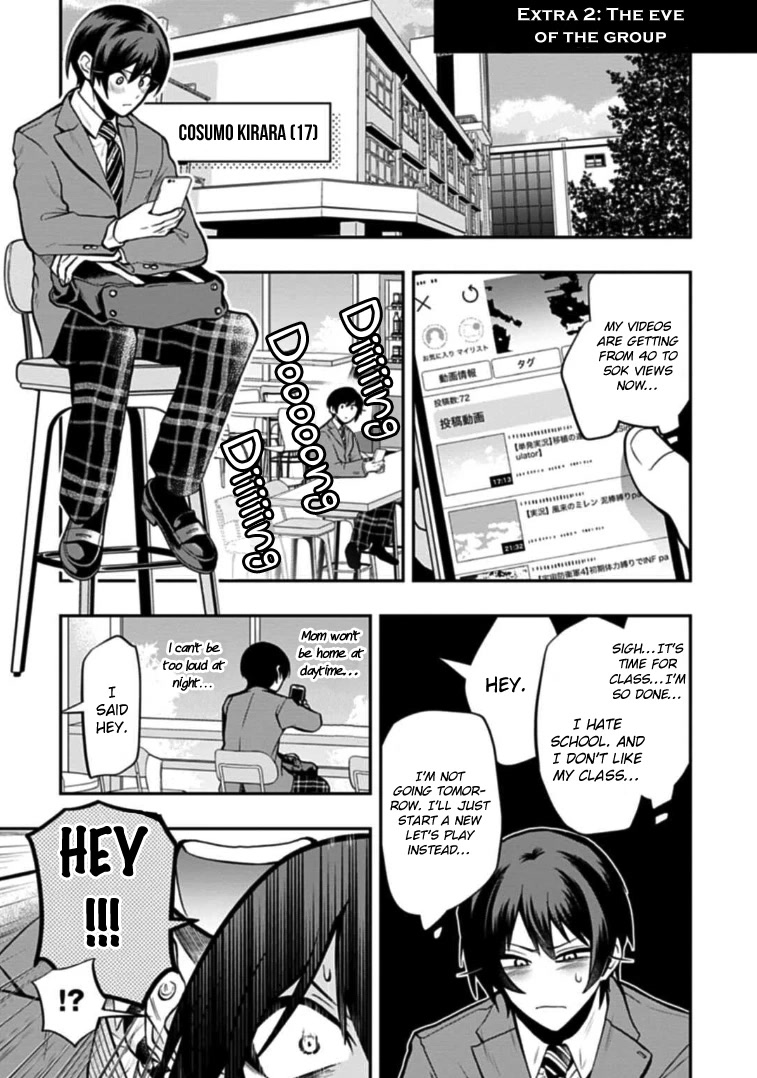 Gachi Koi Nenchakujuu: Net Haishinsha no Kanojo ni naritakute Chapter 55.50 page 1 - Chapter 55.50: Extra 2: The eve of the group