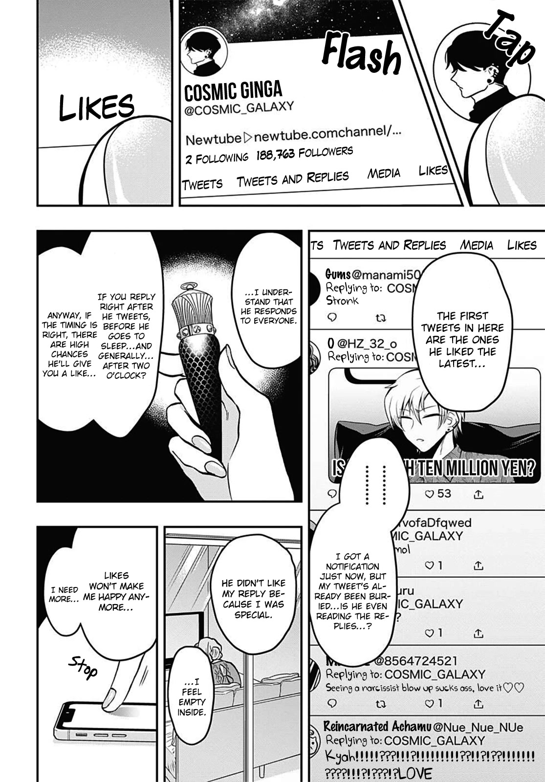 Gachi Koi Nenchakujuu: Net Haishinsha no Kanojo ni naritakute Chapter 55 page 12 - Chapter 55: I want him to know