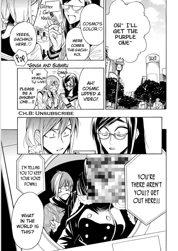 Gachi Koi Nenchakujuu: Net Haishinsha no Kanojo ni naritakute Chapter 8 page 1 - Chapter 8: Unsubscribe