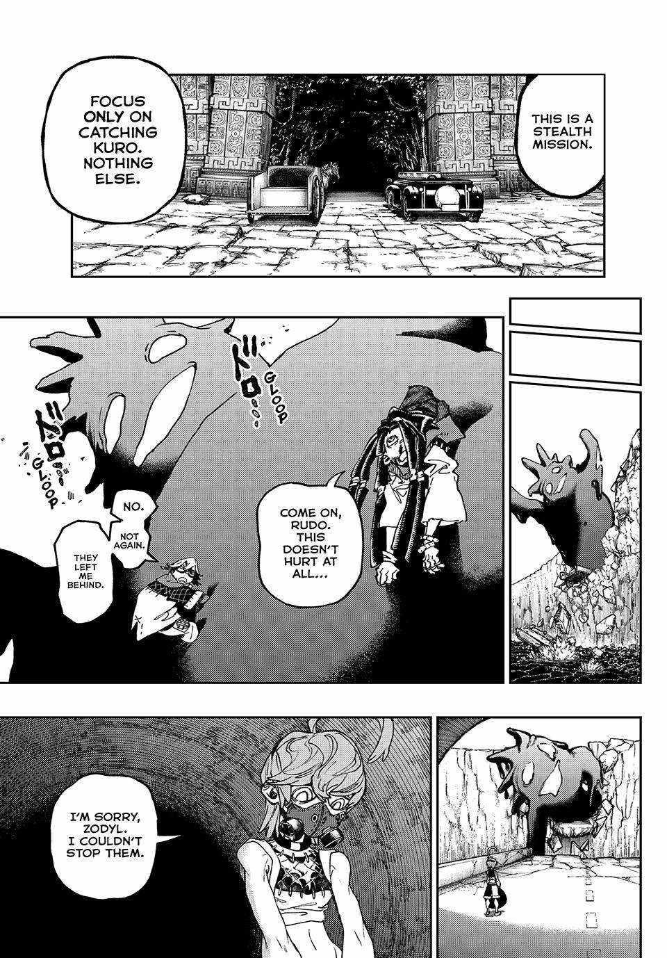 Gachiakuta Chapter 100 page 8 - Chapter 100: Tori: The Jungle No Man's Land