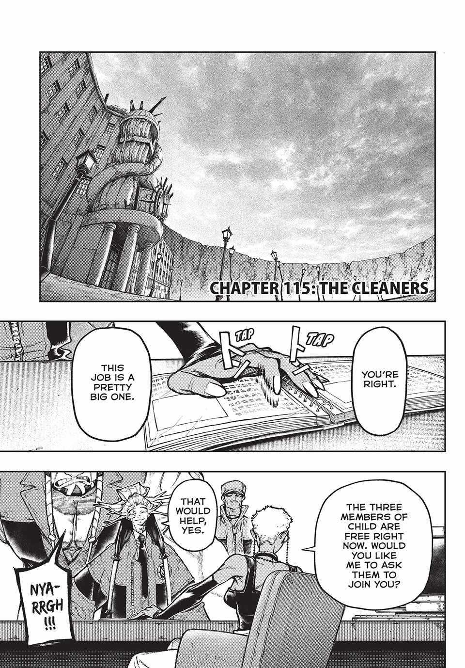 Gachiakuta Chapter 115 page 1 - Chapter 115: The Cleaners