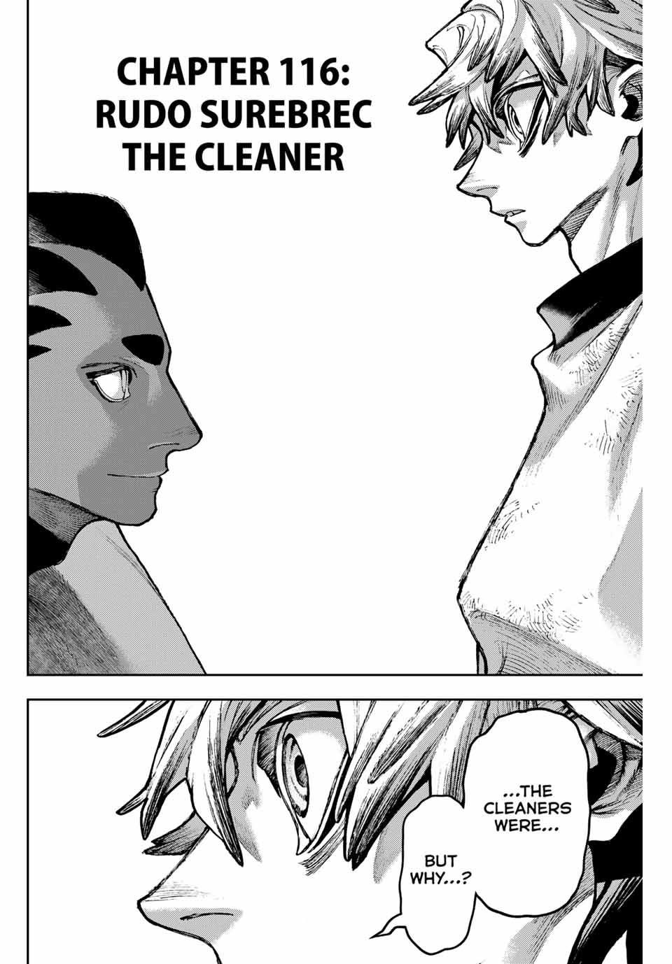 Gachiakuta Chapter 116 page 2 - Chapter 116: Rudo Surebrec the Cleaner