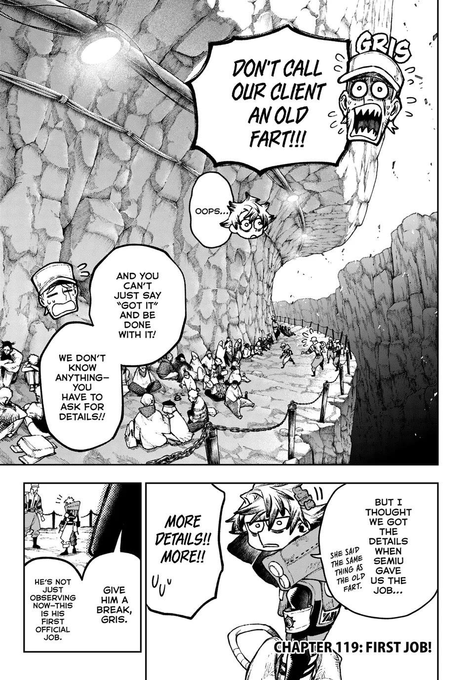 Gachiakuta Chapter 119 page 3 - Chapter 119: First Job!