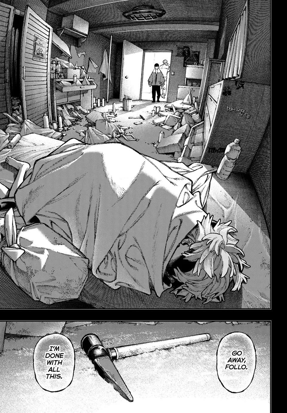 Gachiakuta Chapter 125 page 14 - Chapter 125: The Fate of the Faceless Mob
