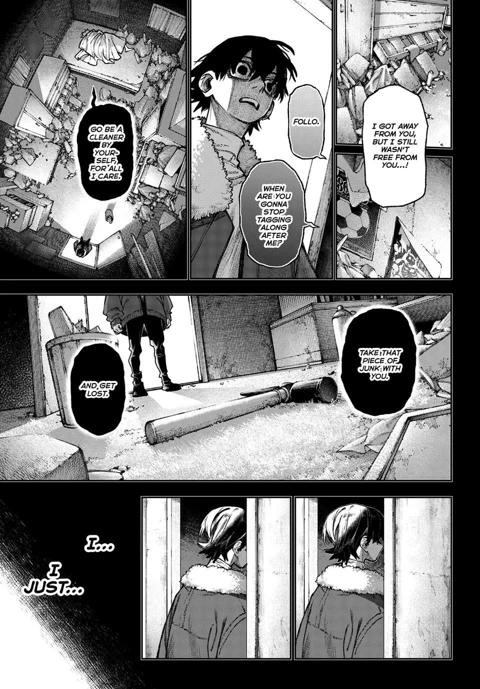 Gachiakuta Chapter 125 page 16 - Chapter 125: The Fate of the Faceless Mob