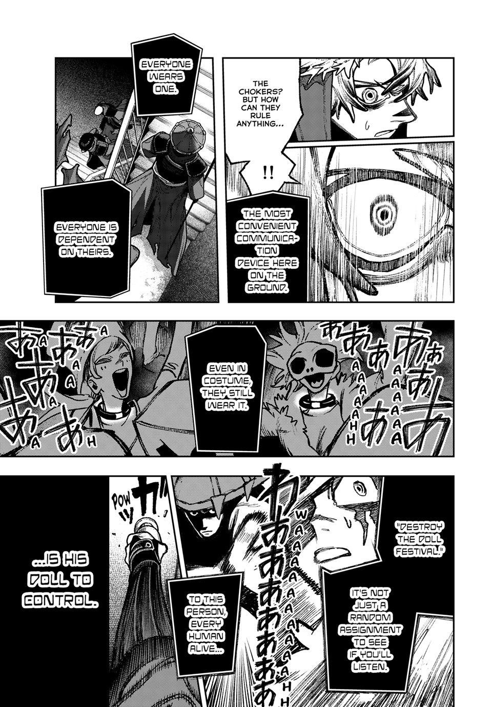 Gachiakuta Chapter 137 page 14 - Chapter 137: The Real Doll Festival