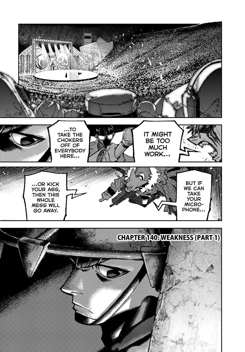 Gachiakuta Chapter 140 page 1 - Chapter 140: Weakness (Part 1)