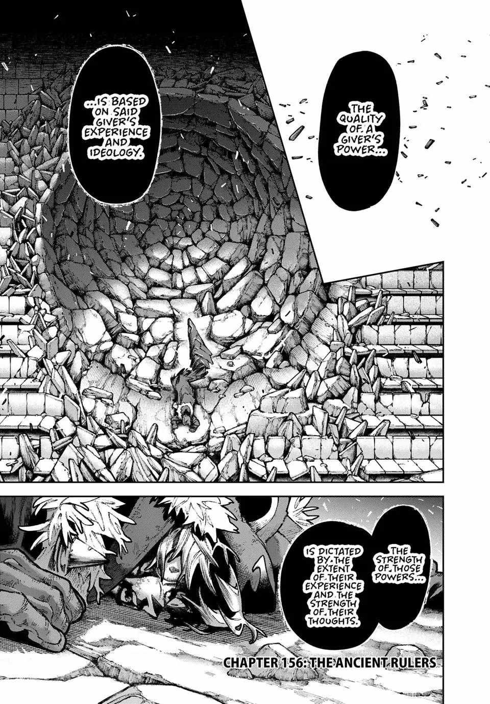 Gachiakuta Chapter 156 page 1 - Chapter 156: The Ancient Rulers