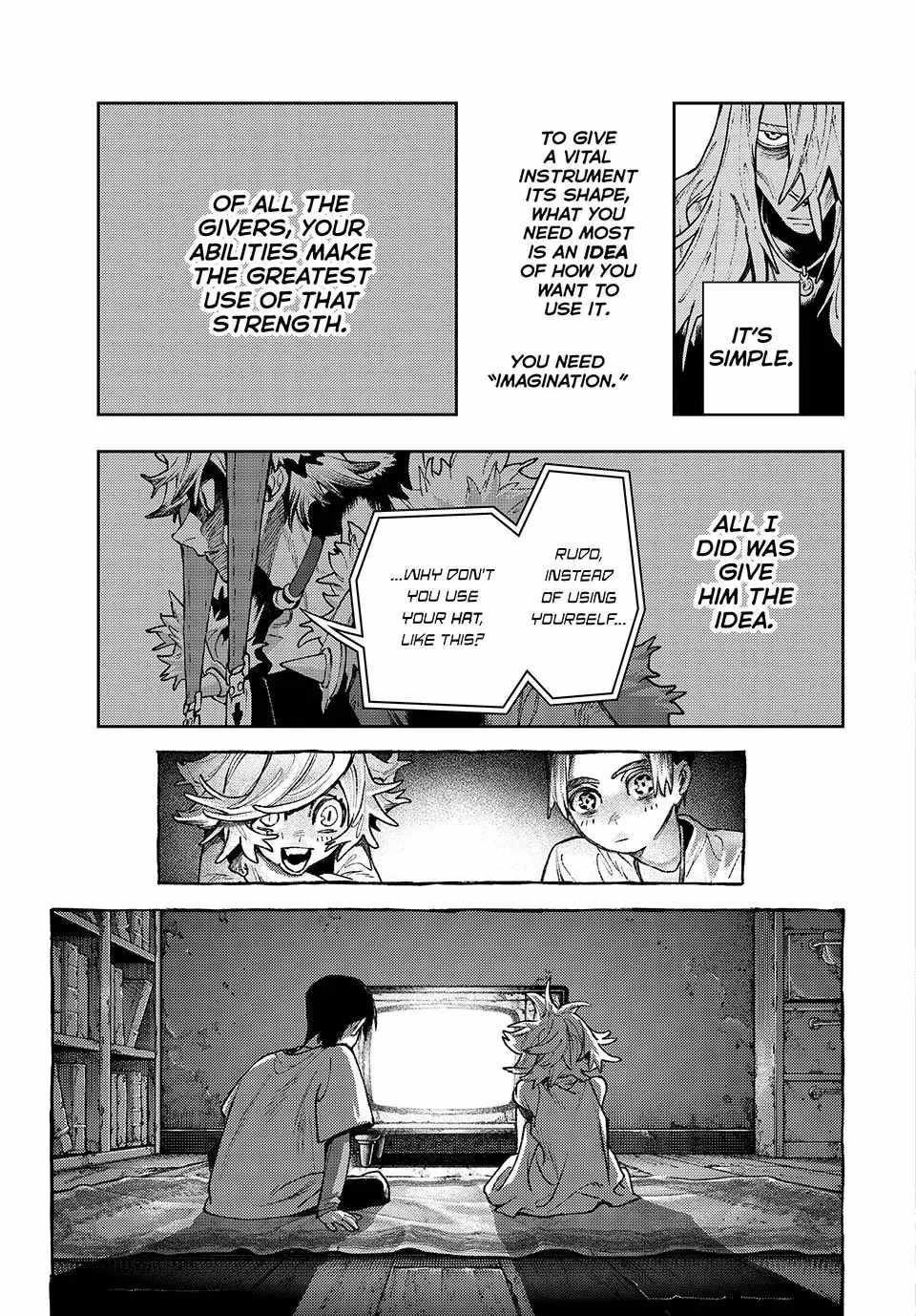 Gachiakuta Chapter 158 page 8 - Chapter 158: The Kind and Gentle Avenger