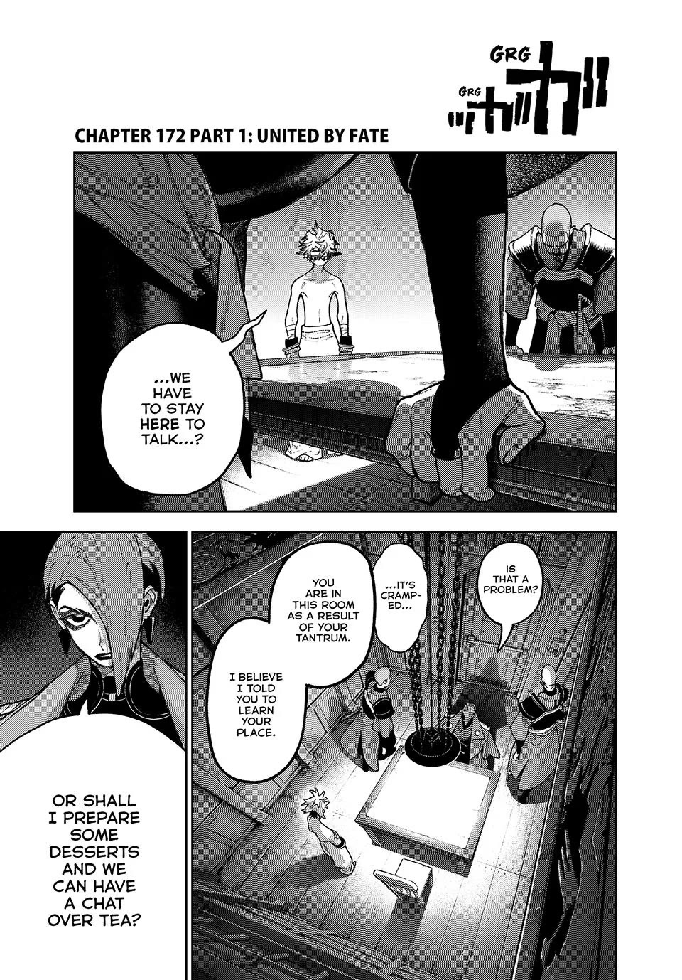 Gachiakuta Chapter 172 page 1 - Chapter 172: PART 1 UNITED BY FATE