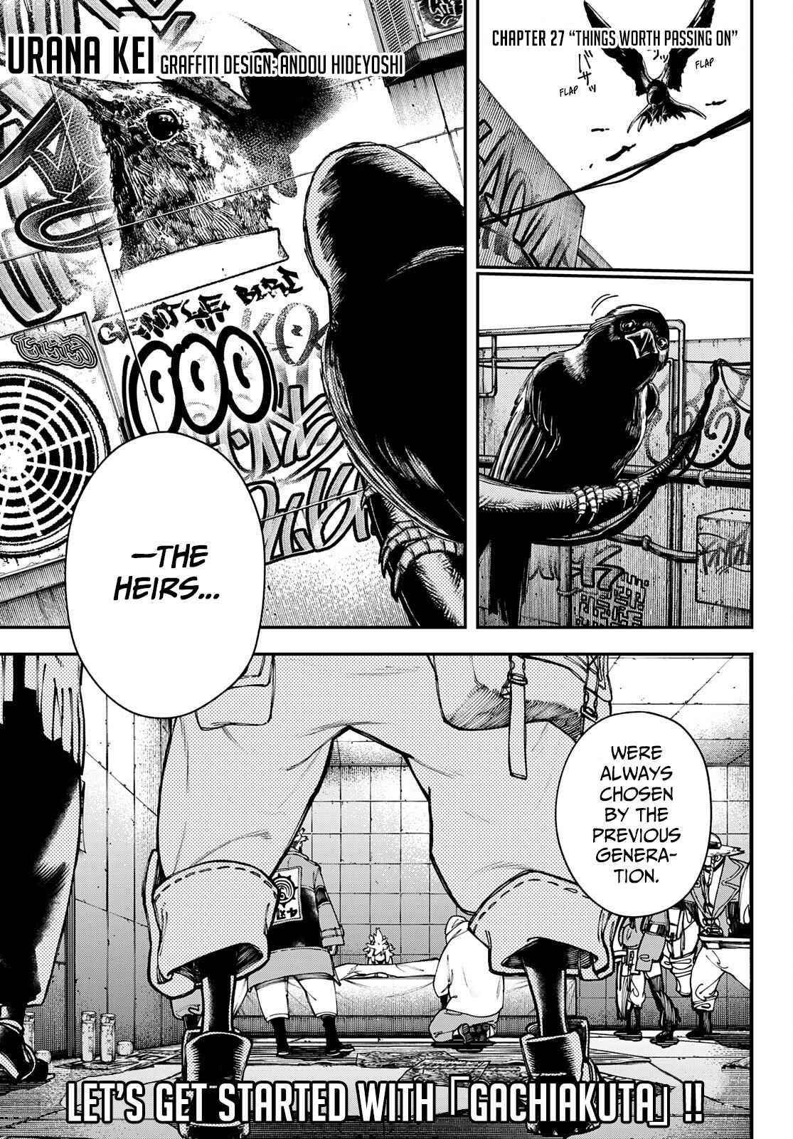 Gachiakuta Chapter 27 page 1 - Chapter 27: A Worthy Successor