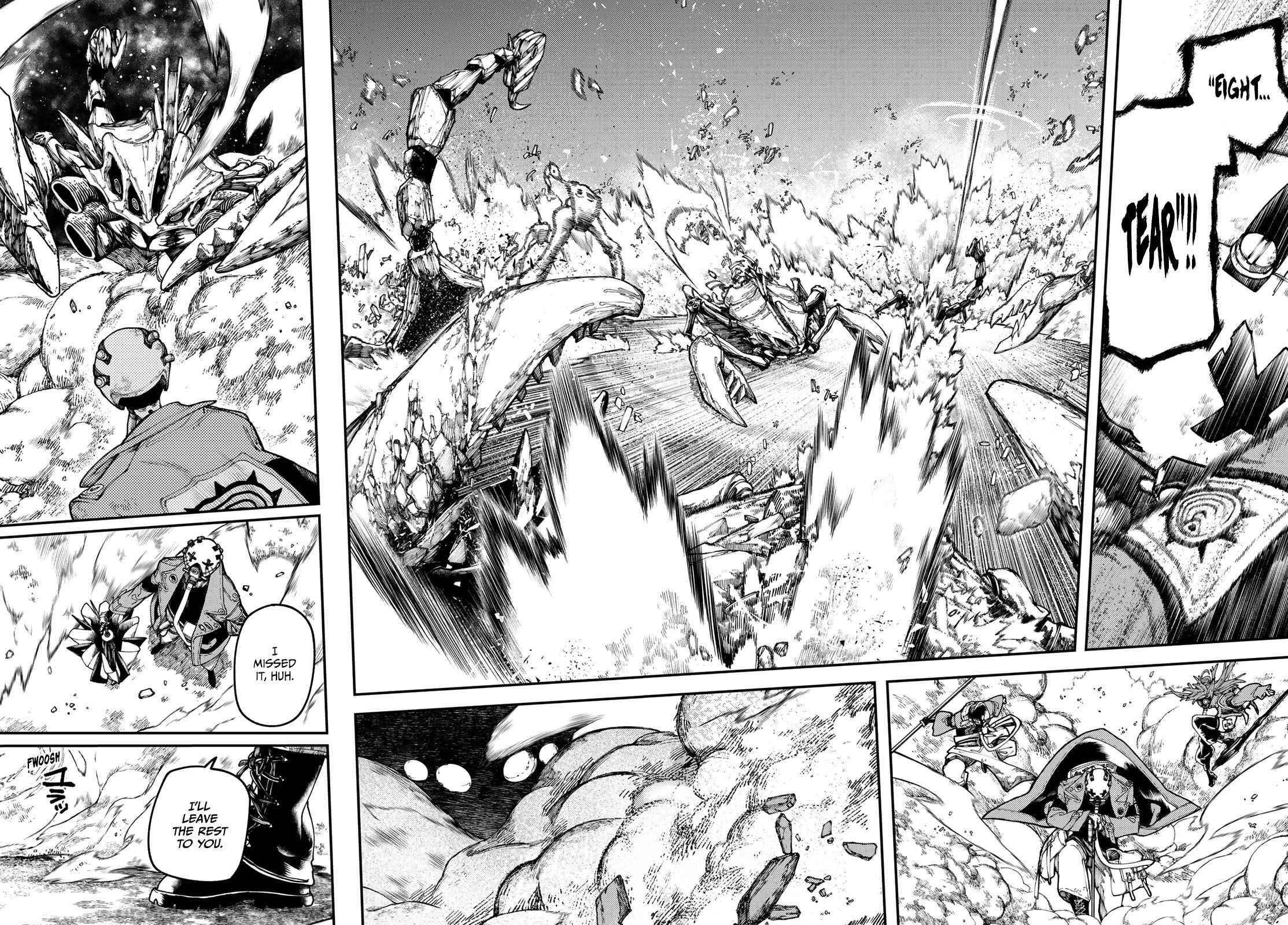 Gachiakuta Chapter 30 page 13 - Chapter 30: Penta: Vwhrrr Ka-Sniff