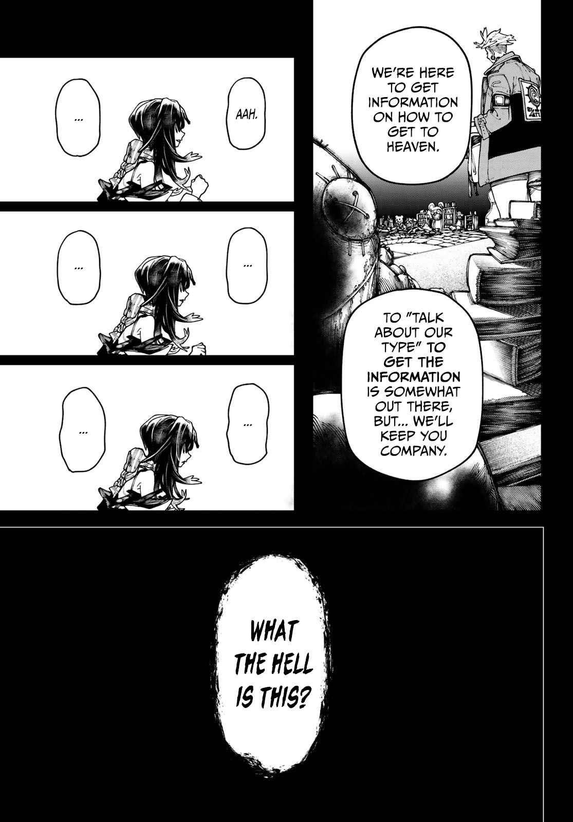 Gachiakuta Chapter 32 page 13 - Chapter 32: Amo's Hospitality