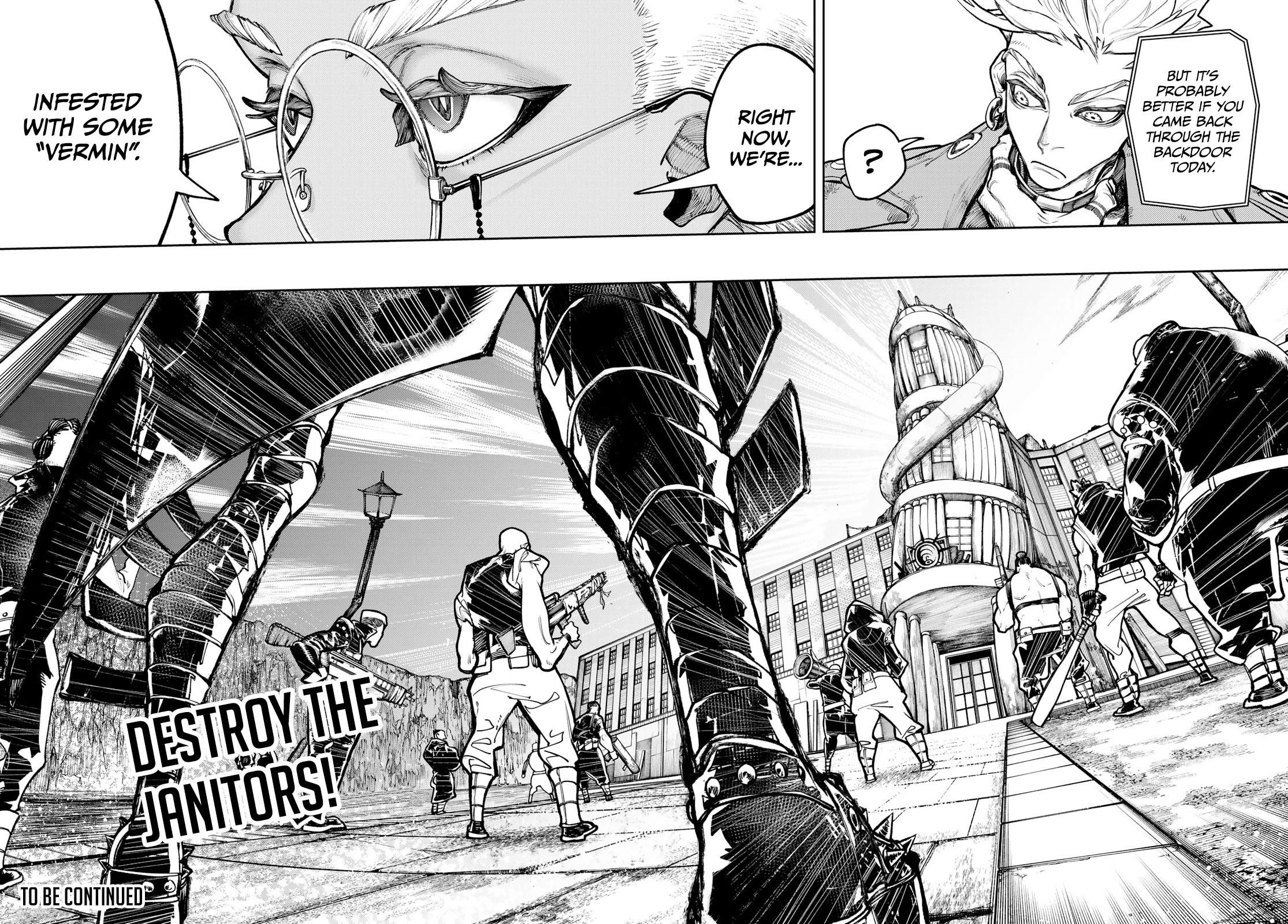 Gachiakuta Chapter 44 page 18 - Chapter 44: Be Extra Wary on the Journey Home