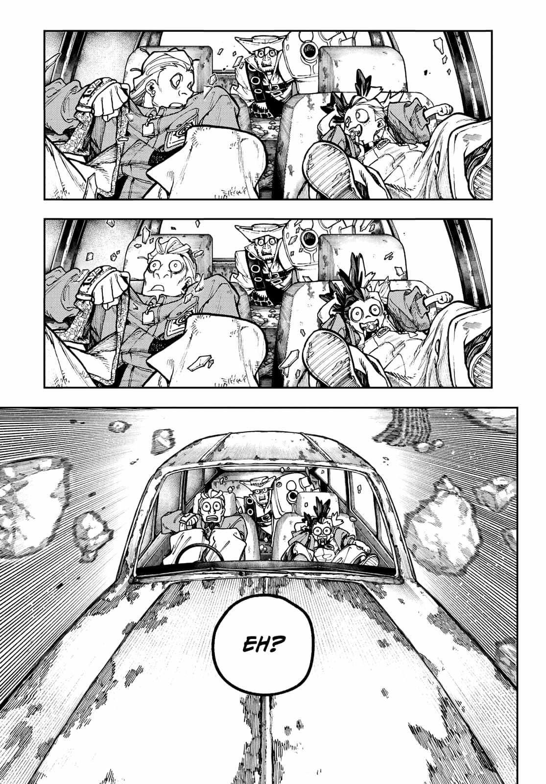 Gachiakuta Chapter 69 page 14 - Chapter 69: Midair Road Trip
