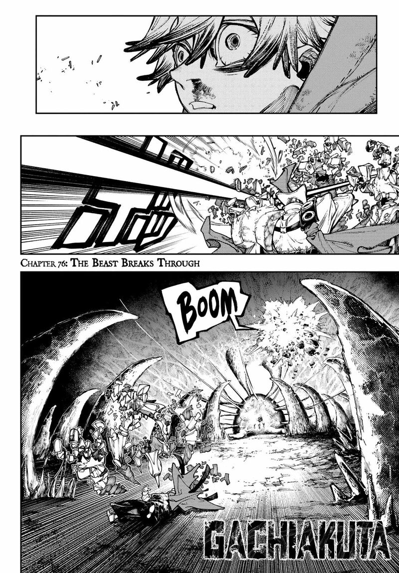 Gachiakuta Chapter 76 page 2 - Chapter 76: Beast, Break Through