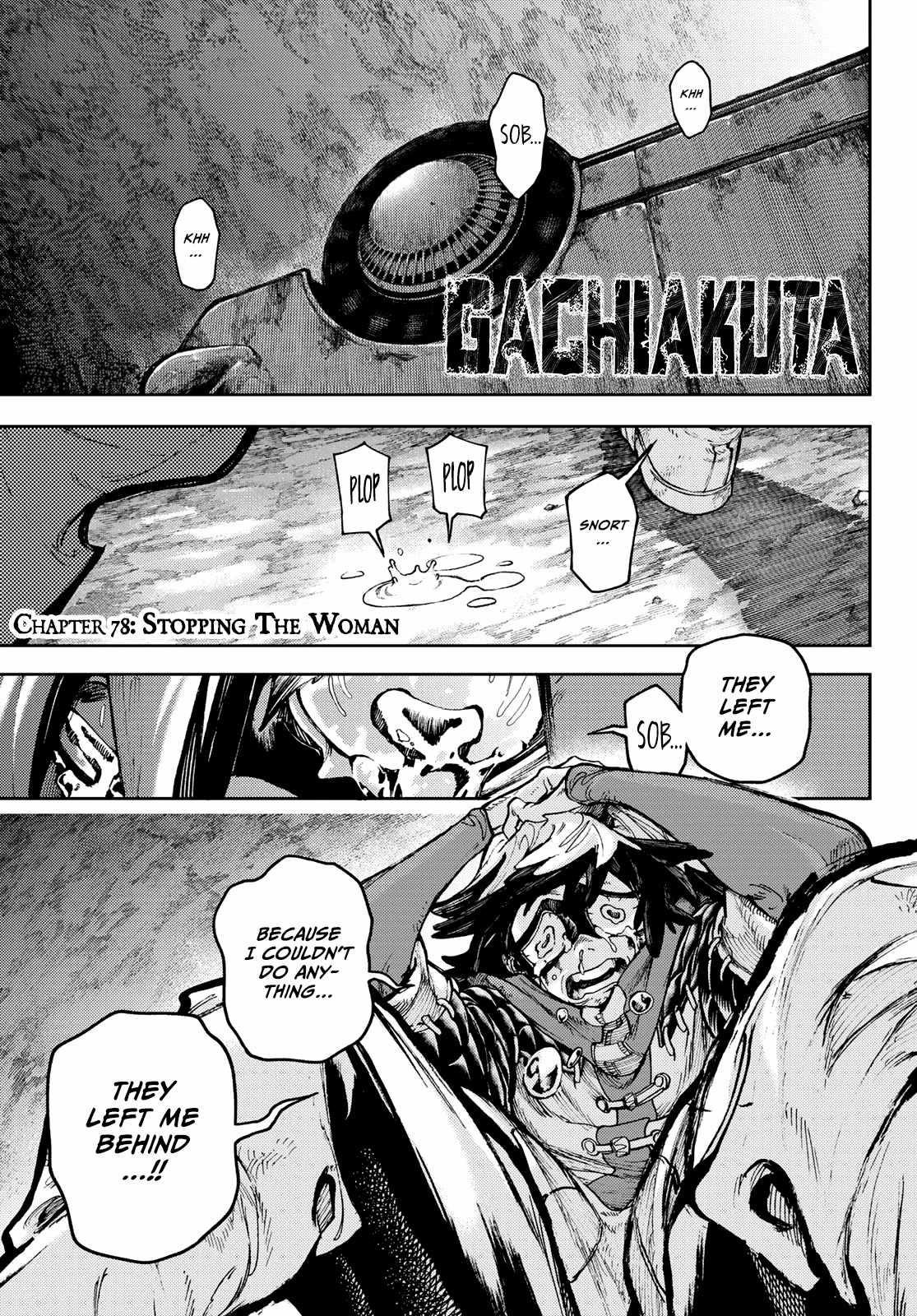 Gachiakuta Chapter 78 page 1 - Chapter 78: ”The Woman Left Behind”