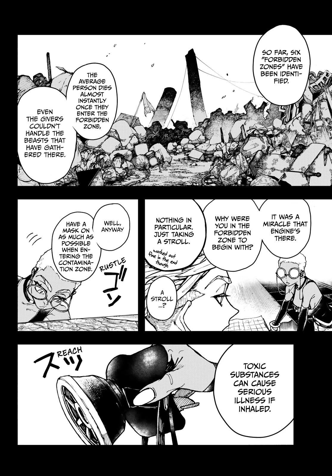 Gachiakuta Chapter 8 page 4 - Chapter 8: Observation Field Trip