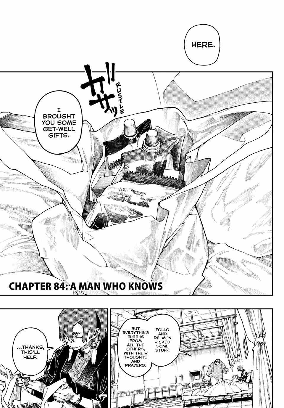 Gachiakuta Chapter 84 page 1 - Chapter 84: A Man who Knows