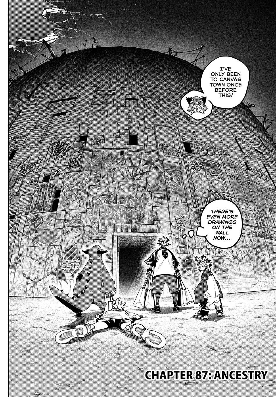 Gachiakuta Chapter 87 page 2 - Chapter 87: ”Ancestry”