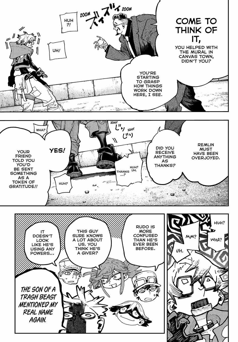 Gachiakuta Chapter 93 page 13 - Chapter 93: Kuro the information broker