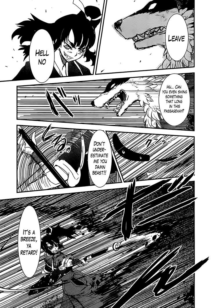 Gachirin ni Kiri Saku Chapter 12.2 page 22 - Chapter 12 v2 : Flight