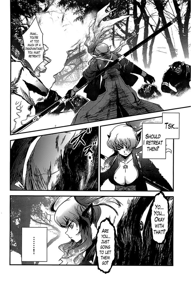Gachirin ni Kiri Saku Chapter 18 page 16 - Chapter 18 : Maki versus Ancient Dogs
