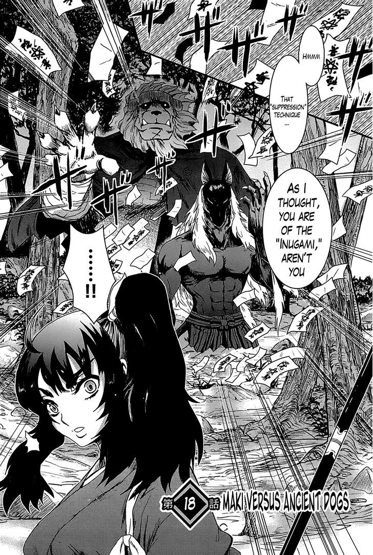 Gachirin ni Kiri Saku Chapter 18 page 2 - Chapter 18 : Maki versus Ancient Dogs