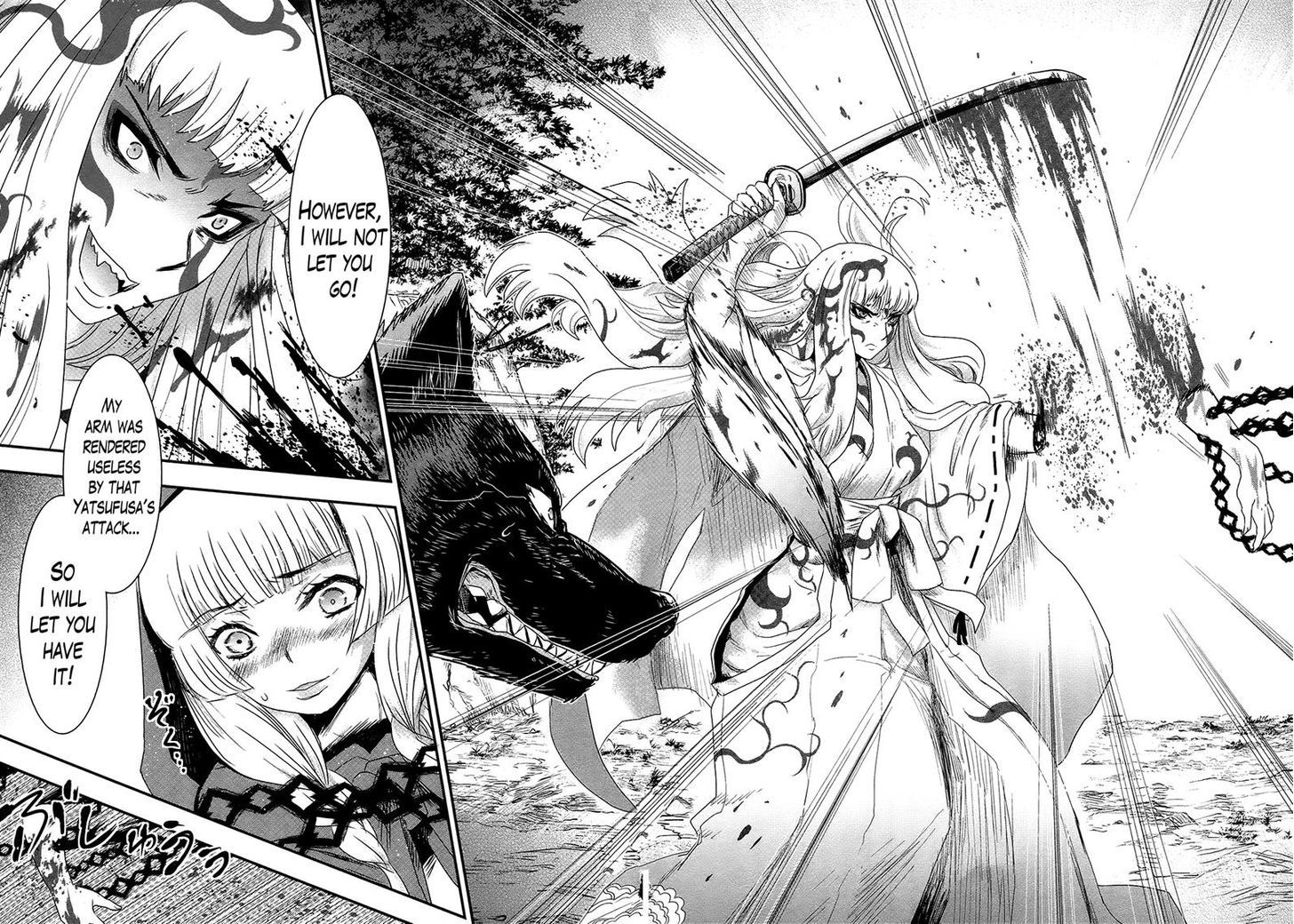 Gachirin ni Kiri Saku Chapter 28 page 15 - Chapter 28 : Demon Blood Makeup