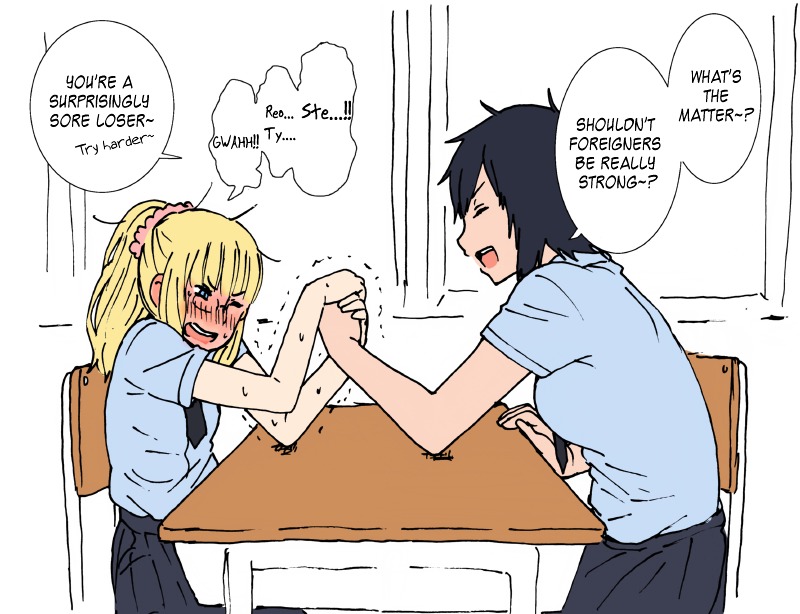Gaijin-chan to Mushinkei Boyish-chan Chapter 0 page 5 - Chapter 0 : The Foreigner and the Insensitive Tomboy [Oneshot]