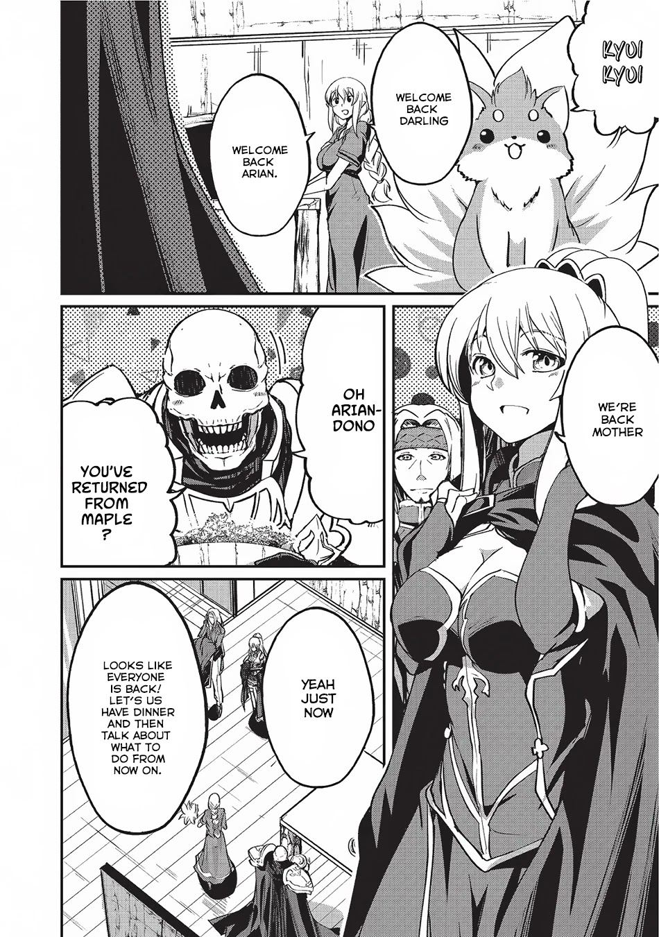 Gaikotsu Kishi-sama, Tadaima Isekai e Odekake-chuu Chapter 10 page 12 - Chapter 10