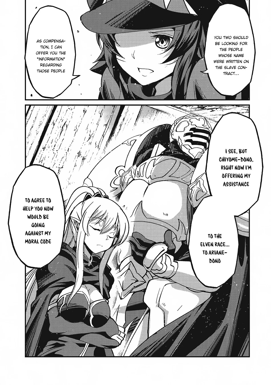 Gaikotsu Kishi-sama, Tadaima Isekai e Odekake-chuu Chapter 13 page 10 - Chapter 13: The Riot at the Capital, Ollav