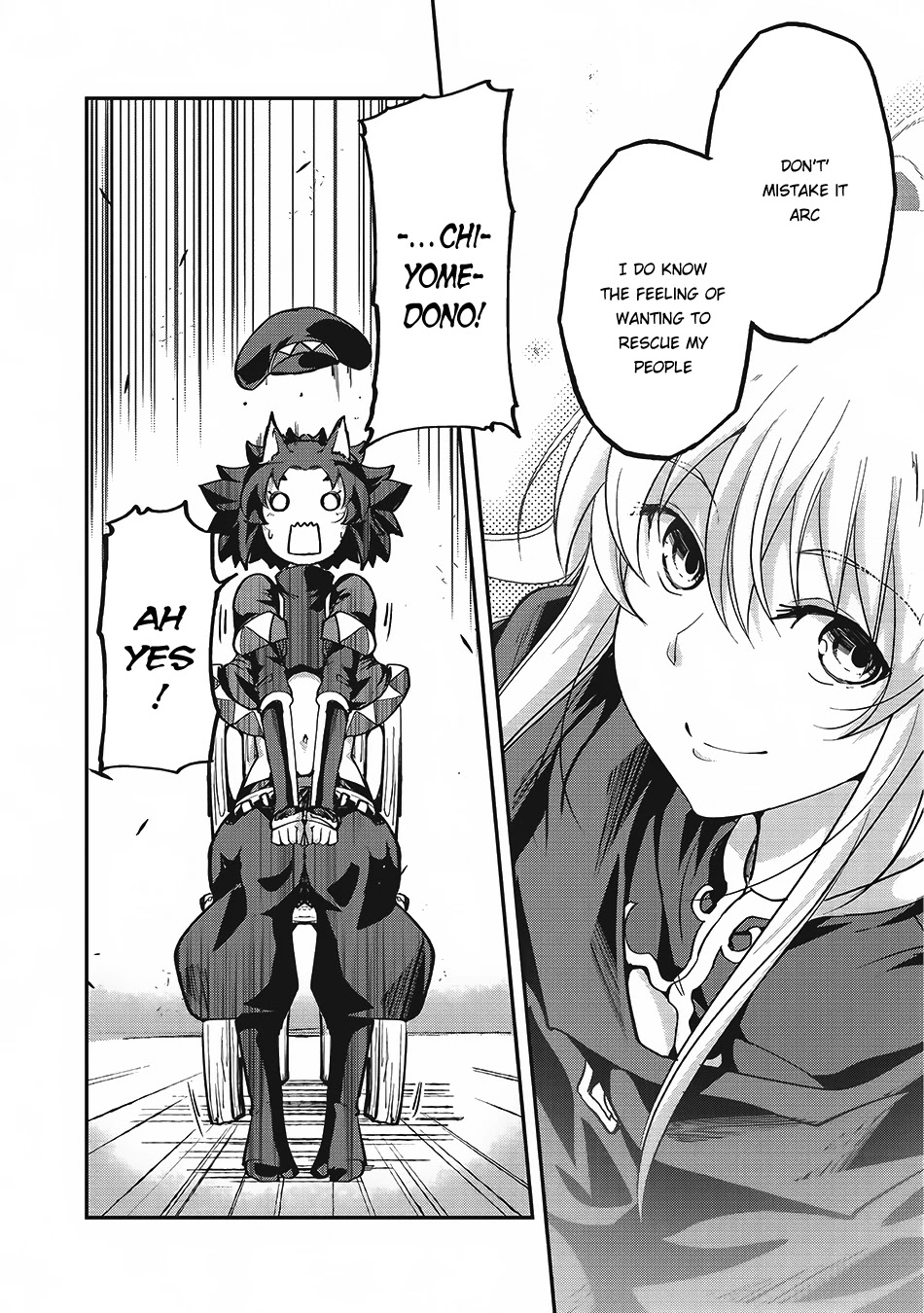 Gaikotsu Kishi-sama, Tadaima Isekai e Odekake-chuu Chapter 13 page 12 - Chapter 13: The Riot at the Capital, Ollav